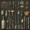 Kitchenware and herbs