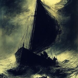 Sailing with full moon