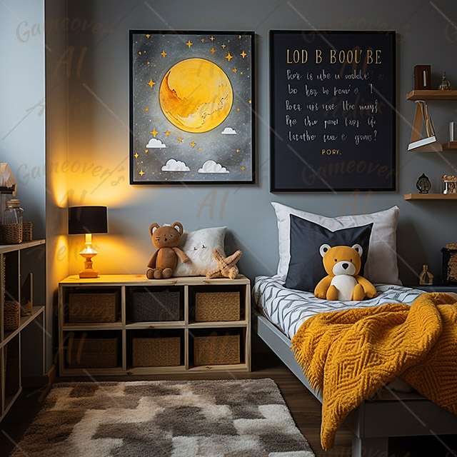 lively kid's room