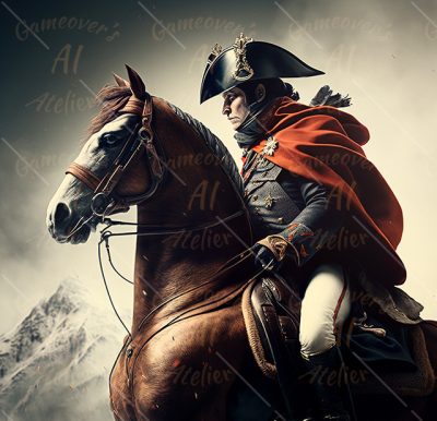 Napoleon Bonaparte horseback