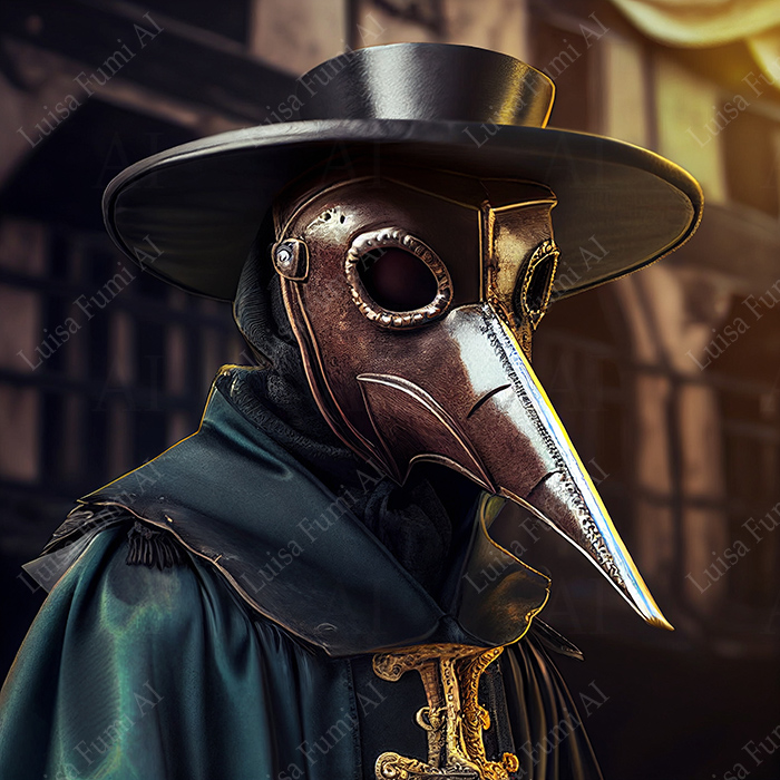 thumbnail image 2 of Plague Doctor Coat Arcane Steampunk/victorian LED Plague Doctor 2 of 12