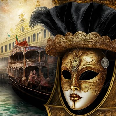Masquerade at Venice Carnival