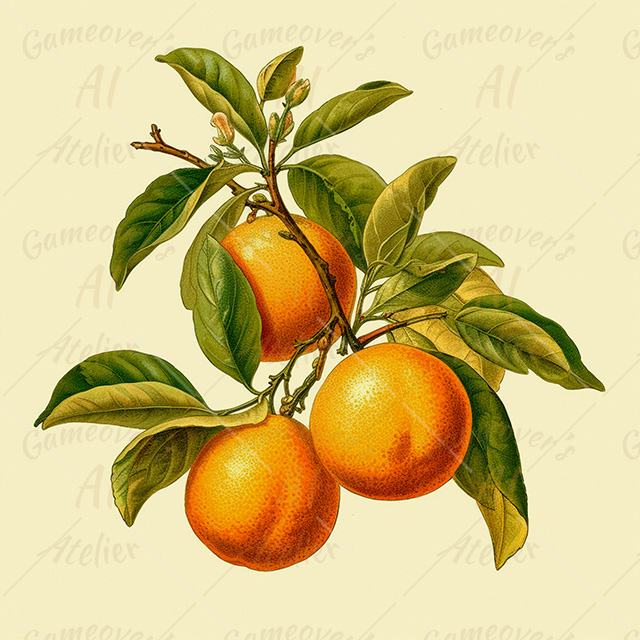 orange or citrus sinensis
