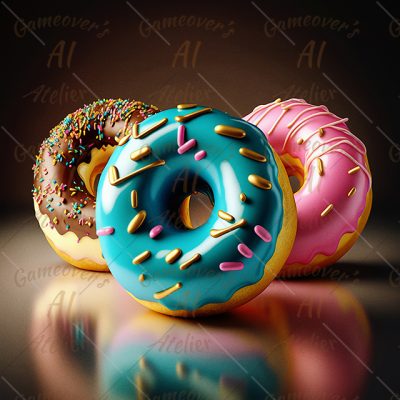 Doughnuts frosted