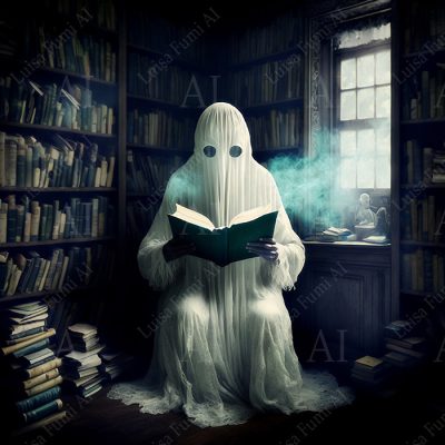 The bookworm ghost